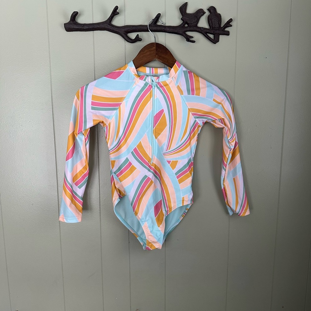 Colorful Kids Long Sleeve Swimsuit